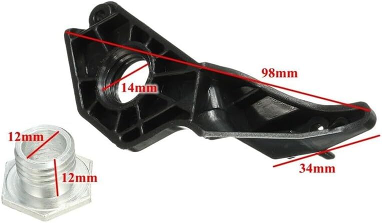 ya 4 8.10 Suitable for BMW 5 Series E60 E61 2 pairs of headlight repair bracket clips black 525i 545i