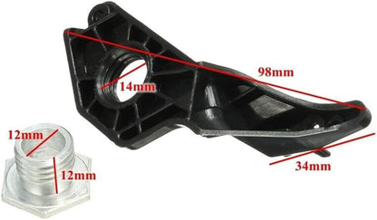 ya 4 8.10 Suitable for BMW 5 Series E60 E61 2 pairs of headlight repair bracket clips black 525i 545i