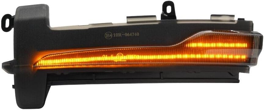 ya 7 8.24 baidi For 2014-2017 for Volvo XC60 Dynamic Front LED Side Mirror Turn Signal Lights Smoked 