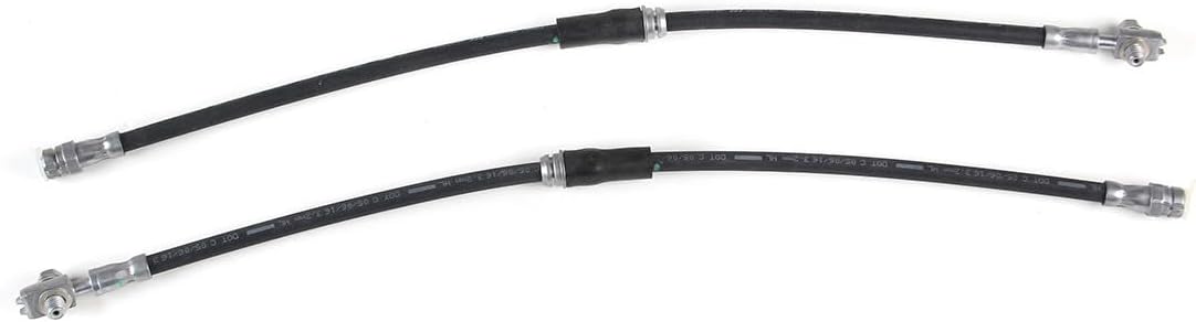 ya 10 9.16 baidi 2pcs Brake Hose Front Kit Fit for VW for Golf #1K0611701H# 590MM