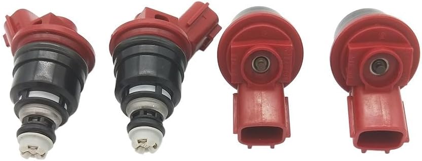 ya 10 9.16 baidi 4PCS Fuel Injector 16600-RR544 Fits for Nissan Skyline R33 RB25DE Fairlady 300ZX