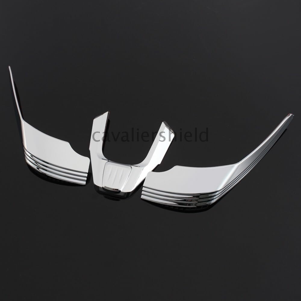 ya 23 10.7 baidi ABS Chrome Rear Mudguard Edge Fender Trim Tip For Indian Scout Models 2015-2022
