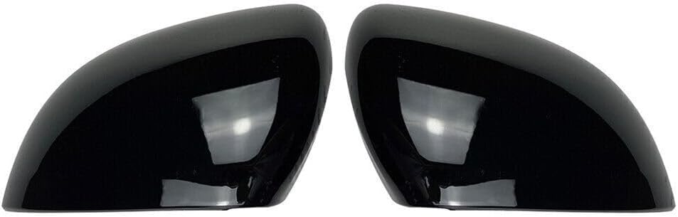 ya 11 9.14 baidifor Mercedes-Benz C-Class W206 Glossy Black 2x Rear View Mirror Cover Trim
