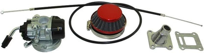 ya 13 9.15 baidi Carburetor Air Filter Throttle Cable Kit 47cc 49cc for Mini Pocket Bike ATV