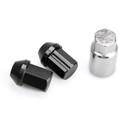 ya 10 9.16 baidi M12x1.5 16Pcs 35mm Close End Lug Nuts + 4Pcs Anti Theft Wheel Lock Nut Alumi Blk