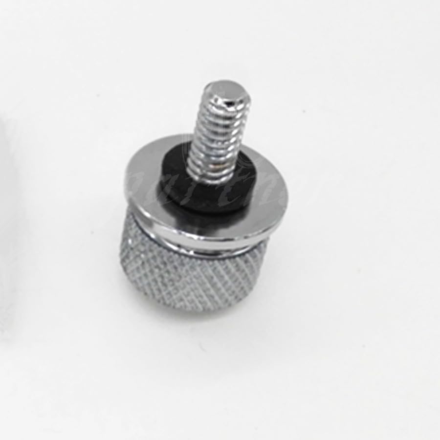 ya 4 8.8.2 Chrome Billet Aluminum Knurled for Seat Bolt for Harley Sportster Dyna Touring 96-15