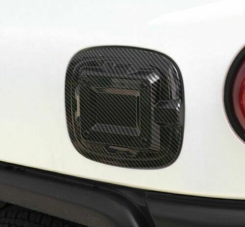 ya 6 8.14 1P Carbon Fiber Appearance Fuel Tank Cap Oil and Gas Cap Suitable for Toyota FJ Cruiser 2007-2021