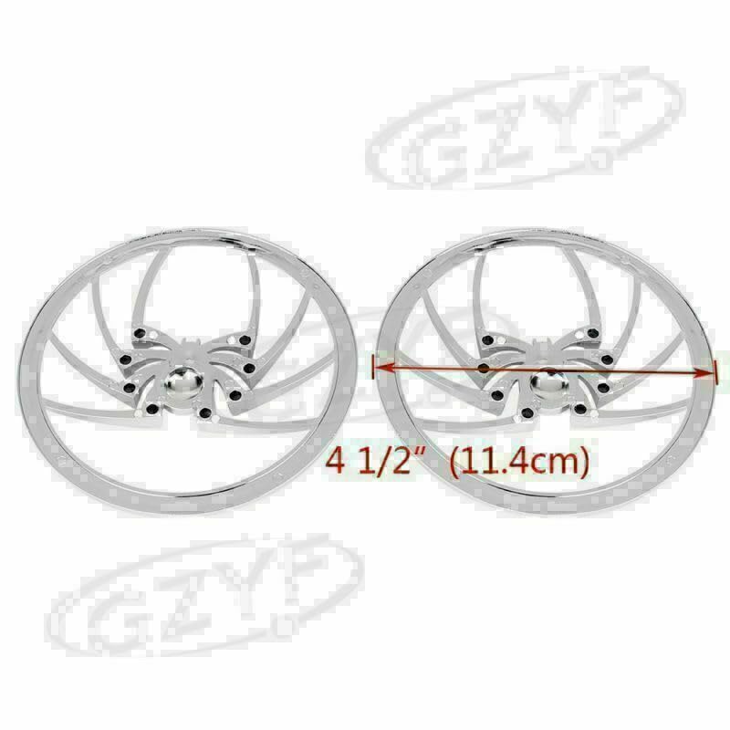 ya 6 8.24 baidi Spider Speaker Cover Motorcycle for Harley Touring Electra Street Glide 1996-13