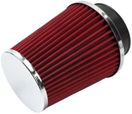 ya 13 9.15 baidi 3 76mm High Flow Inlet Dry Air Filter Cold Air Intake Cone Replacement Red