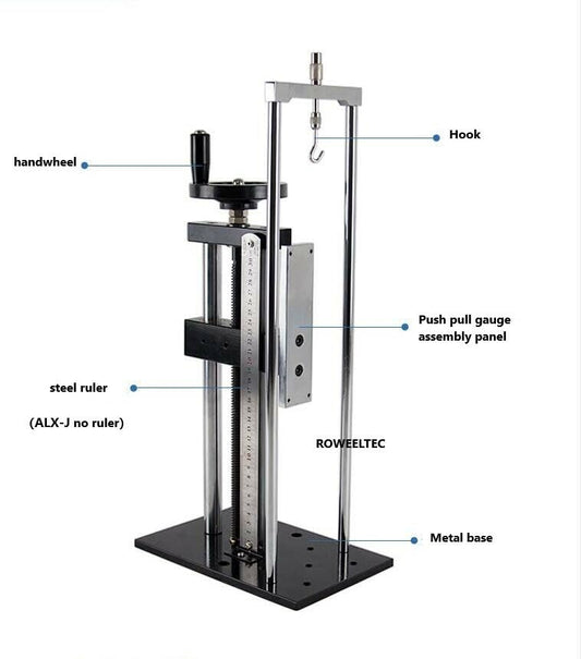 ya 16 10.20 baidi ALX-J Test Stand for Anlog & Digital Force Meter/Push-Pull Gauge 500N B