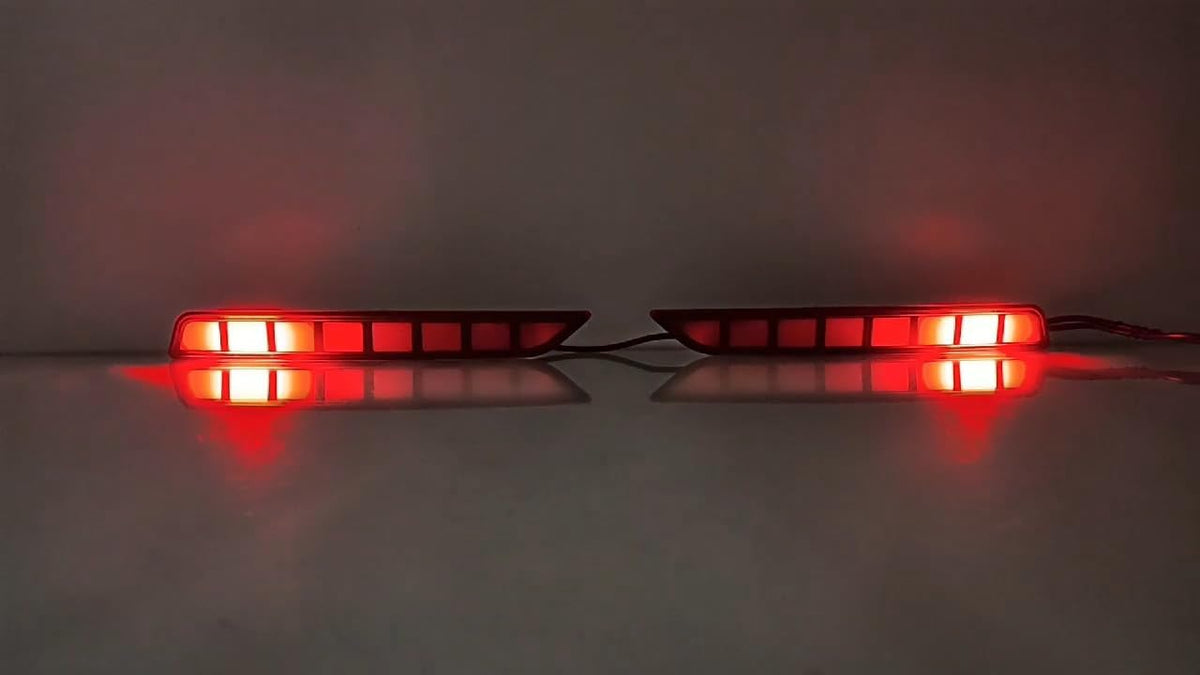 ya 13 9.15 baidi for Chevrolet Suburban 2021-2023 Red LED Rear Bumper Reflector Tail Light 1