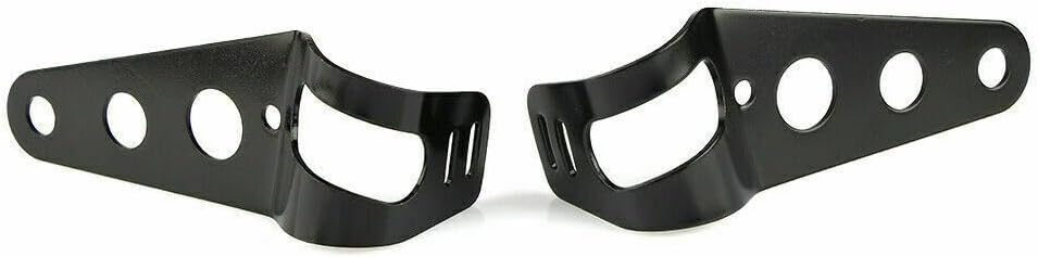 ya 4 8.14 Universal Black Motorcycle Headlight Holder 30mm-45mm Bracket Lamp Holder