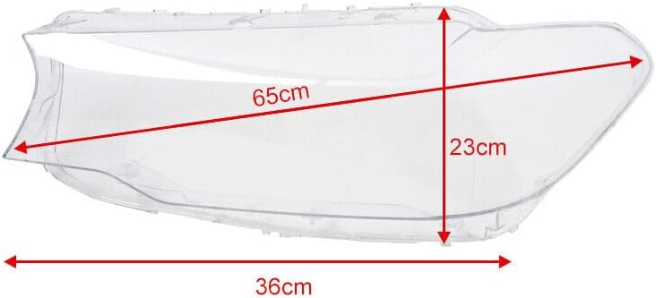 ya 4 8.14 Scheinwerferglas Abdeckung Streuscheiben F¨¹r for BMW 5 Series G30 G31 G38 2017-2018