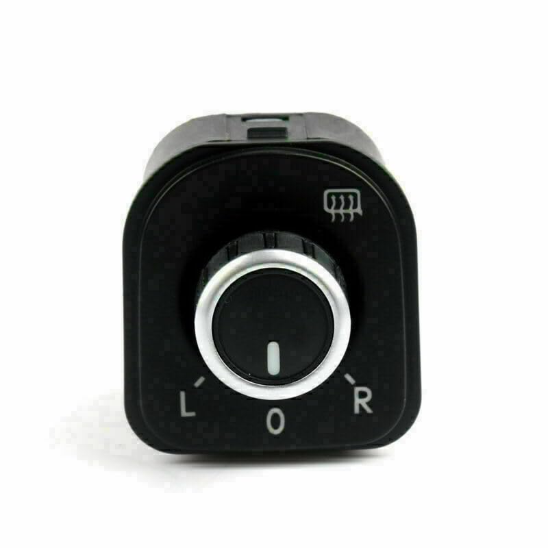 ya 9 10.24 Chrome Side Mirror Adjusting Knob Switch Heat Function Fit for VW Sagitar f
