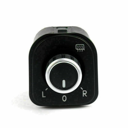 ya 9 10.24 Chrome Side Mirror Adjusting Knob Switch Heat Function Fit for VW Sagitar f