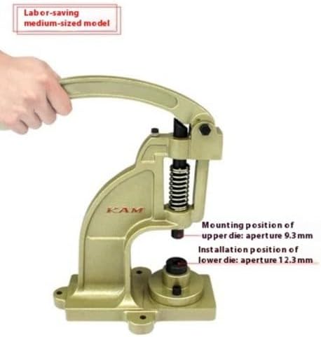 ya 28 10.13 baidi 1PC Eyelet Setter Hand Press Machine Manual Rivet Setter Metal Studs Setter-1