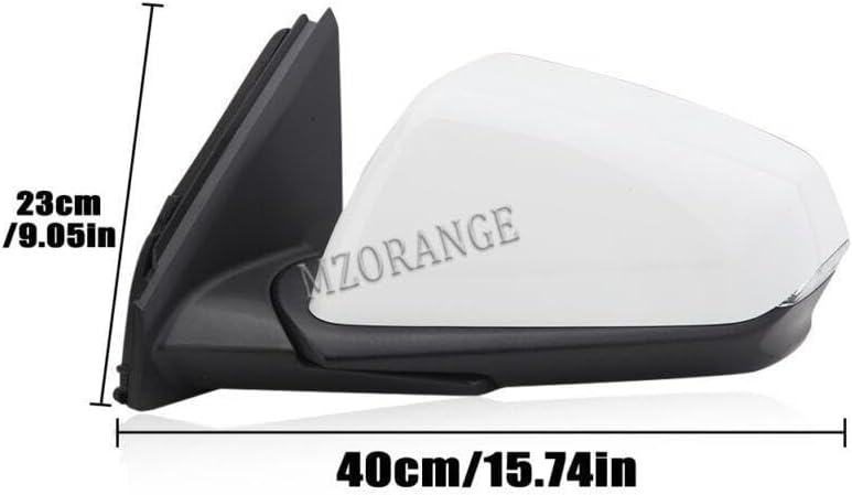 ya 11 9.14 baidiWhite Left Mirror Heated Power Light 7Pin for Chevy Equinox/for GMC Terrain 2018-22