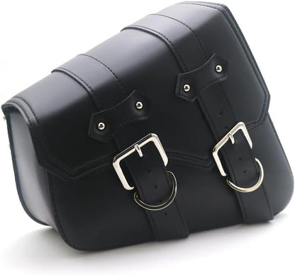 ya 11 9.14 baidiBlack False Leather Left side Saddlebag Saddle Bag for Harley Sportster XL883