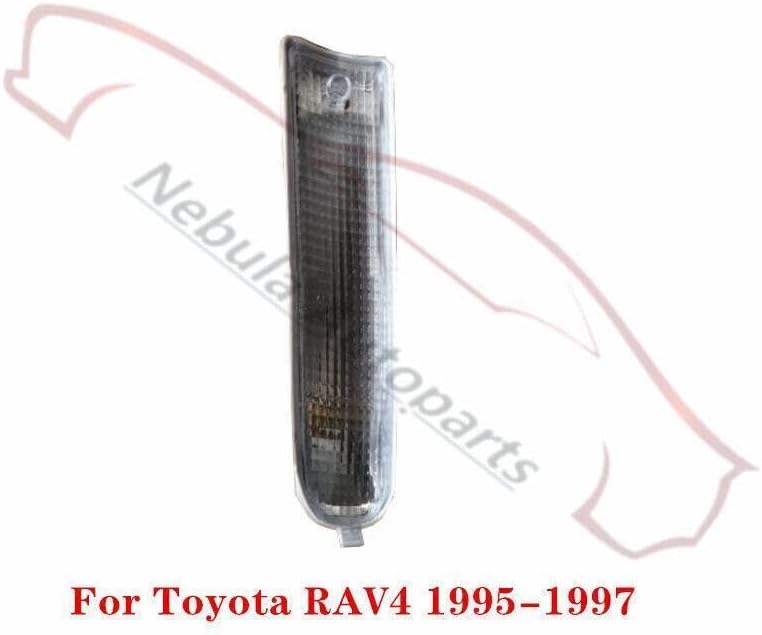 ya 4 8.24 baidi Replacement for Toyota RAV4 1995-1997 Left Front Bumper Fog Light Housing White 