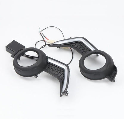 ya 4 8.8 for Toyota 4Runner 2014-2024 White LED Fog Light DRL Daytime Running Light 