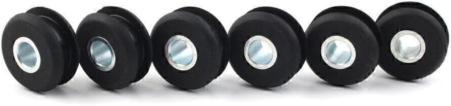 ya 2 8.15 6¡Á Black Gas Tank Mounts Rubber Grommets Fit for Harley Softail