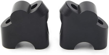 ya 4 8.8.2 HandleBar Clamp Riser for Suzuki V-STROM DL 650XT 2015-2020 DL 1000 02-17 Black
