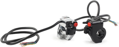 ya 4 8.14 Motorcycle Switch Handlebar Mount Button Horn Turn Signal Fog Light Headlight