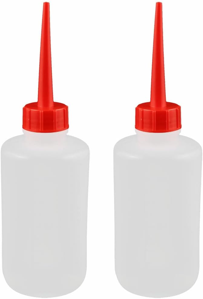 ya 14 9.20 baidi 2Pcs 250mL Industrial Glue l Oil Plastic Squeeze Bottle Liquid Dispensing-1