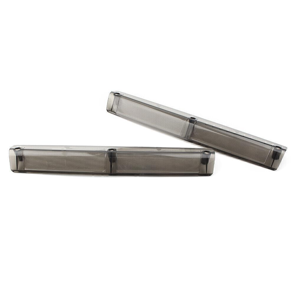ya 6 8.14 for Harley Touring FLHTC Tour Pack Pak Trunk Tan 2X Side Light Lens Covers
