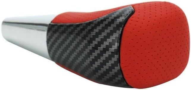 ya 4 8.14 Red & Carbon Fiber Gear Shift Knob for Toyota Tacoma for 4Runner Sequoia Tundra TRD