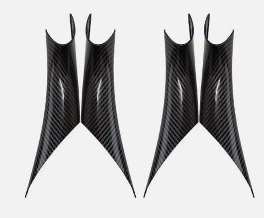 ya 2 8.15 Suitable for BMW 3 4 Series f30 f35 2*Carbon Fiber Interior Door Handle Panel Cover Trim 