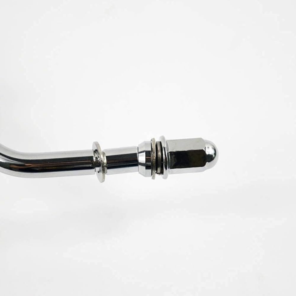ya 13 9.15 baidi 2-Piece Chrome-Plated Round Motorcycle Rearview Mirrors for Harley-Davidson Sportster Bobber-
