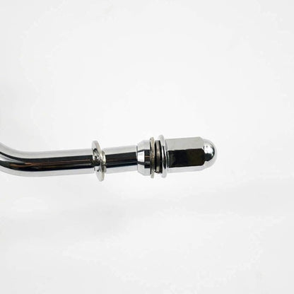 ya 13 9.15 baidi 2-Piece Chrome-Plated Round Motorcycle Rearview Mirrors for Harley-Davidson Sportster Bobber-