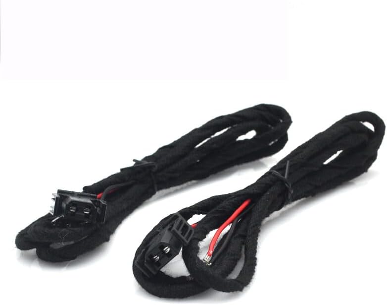 ya 5 8.10 2x Retrofit Door waring light Cable harness for Audi A4 B8 A6 A3 8p 8v q7 A7 q7