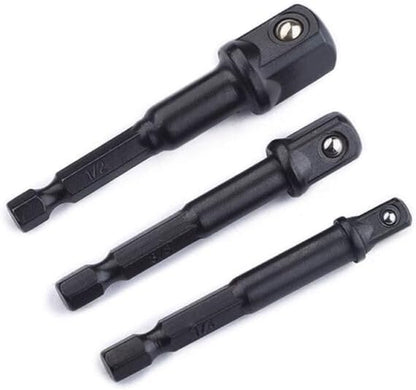 ya 14 9.20 baidi Impact Adapter&Reducer 1/4 3/8 1/2 Drive Socket Wrench Ratchet Socket Tool Set-1