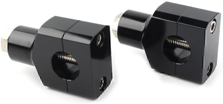 ya 13 9.15 baidi 1 Handlebar Fat Bar Mount Clamps Risers Adaptor Mounts for Harley Fatboy Pair