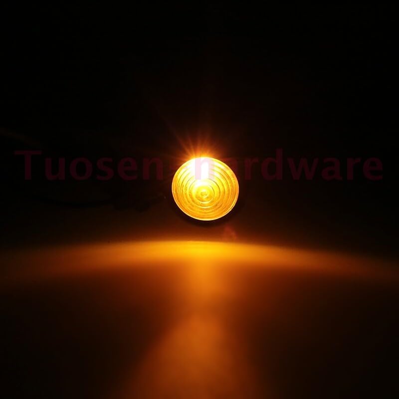 ya 4 8.24 baidi 4X Motorcycle Turn Signal Light for Cafe Racer Turn Signals Universal 12v Retro