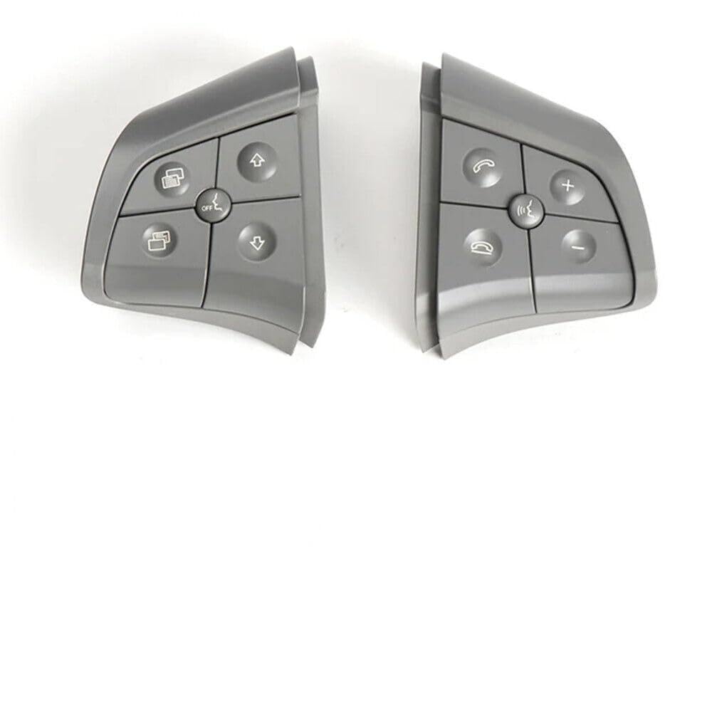 ya 4 8.8 One Pair of Steering Wheel Switch Buttons Gray for Mercedes ML GL Class W164 W251 2006-2009