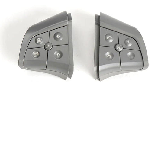 ya 4 8.8 One Pair of Steering Wheel Switch Buttons Gray for Mercedes ML GL Class W164 W251 2006-2009
