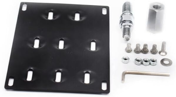 ya 6 8.14 Front bumper towing hook license plate installation bracket suitable for BMW 1 3 5 X5 X6