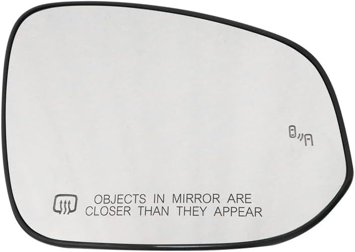 ya 2 8.15 Right Passenger Side Mirror Glass Heat Blind Spot for Toyota Highlander 2020-24