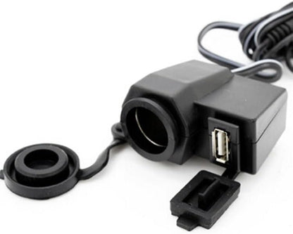 ya 6 8.14 Motorcycle bicycle cigarette lighter USB socket phone for Charger waterproof