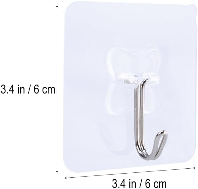 ya 26 10.21 baidi 5pcs Pack Transparent PVC Strong Suction Cup Sucker Window Wall Hooks Hanger
