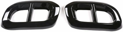 ya 6 8.14 Black ABS Car Exhaust Muffler Tail Pipe Trim For Benz GLC GLE GLS X253 W167 2020