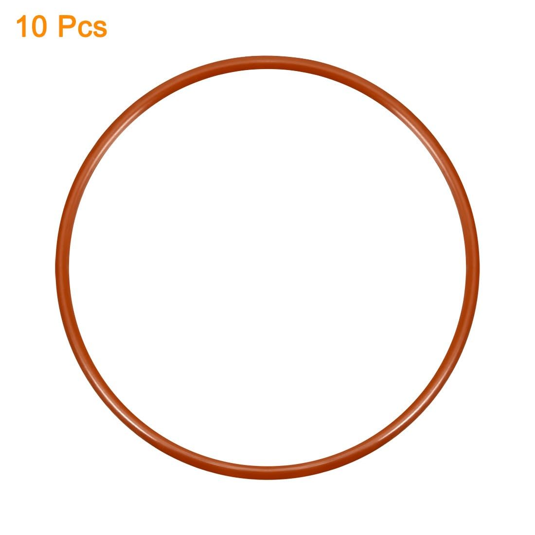 ya 13 9.15 baidi Silicone O-Ring 60mmx56mmx2mm VMQ Seal Rings Sealing Gasket Red 10Pc