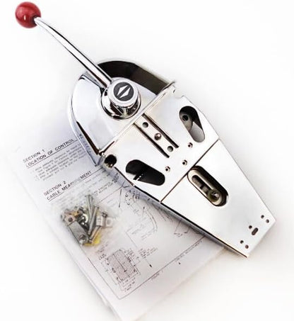 ya 4 8.14 USA Single Lever Top Mount Engine Control Teleflex Morse MT2 MT3 33C Marine Parts