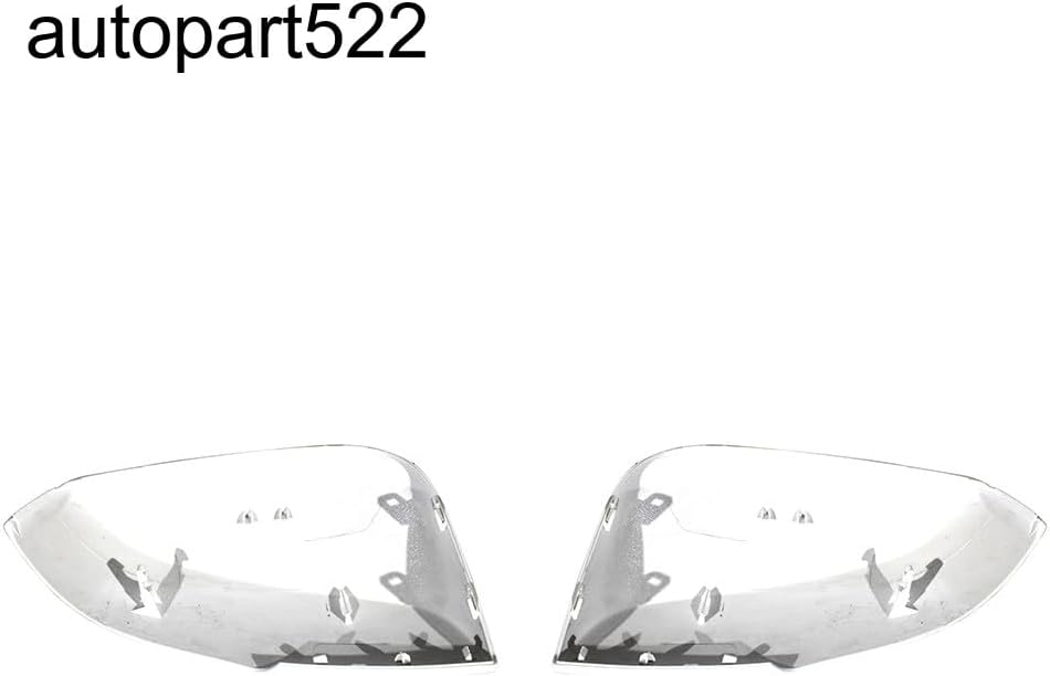 ya 11 9.14 baidifor Toyota Tacoma 2016-2021 Pair Pearl White Mirror Cover W/Turn Signal Cutout