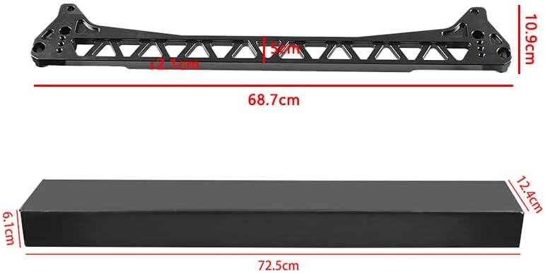 ya 9 10.24 F7 Rear Control Arm Subf for Ram e Lower Tie Bar Brace for 88-95 for Honda for Civic EG Black