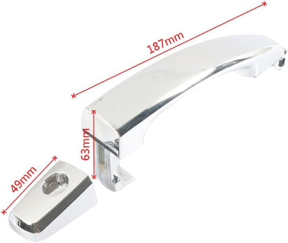 ya 5 8.24 baidi Exterior Door Handle Electroplating Front and Rear Left and Right Suitable for Chevrolet Aveo Captiva Sport Vue