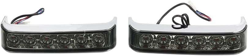 ya 10 9.16 zhengce Chrome Saddlebag Run Brake Tail Light For Harley Touring Street Glide FLHX